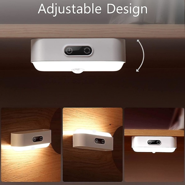 LED Magnetisk Lys Bordlampe, Med Dæmpbar Berøringsinduktion 5 Tilstande Justerbar Lysstyrke
