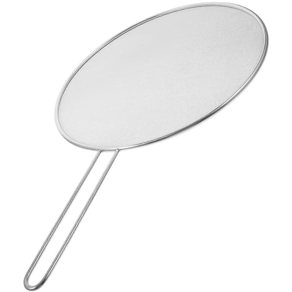 Sprutbeskyttelse i rustfritt stål for gryte, for oljebeskyttelse, 2 stk.