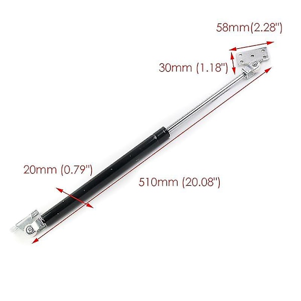 Under Pressure 50kg Säng Hydraulisk Ledkraft Lyftstöd Möbler Fjäder Skåpsdörr Kök Cu