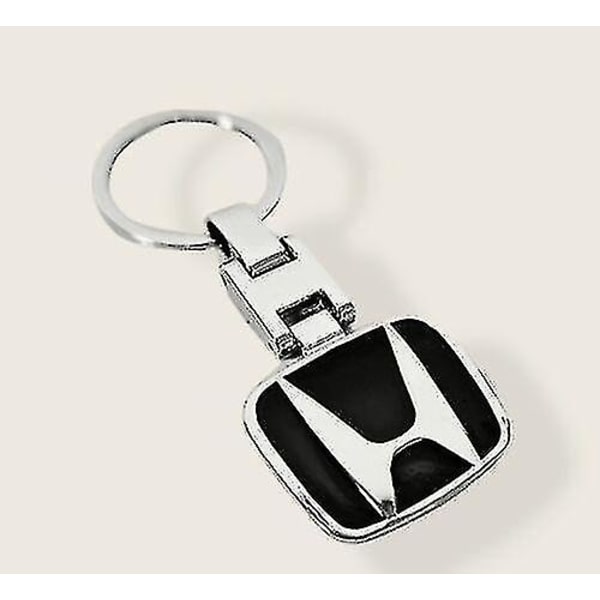 Honda 3D nøglering med logo på begge sider i gaveæske / Sort-ZZY
