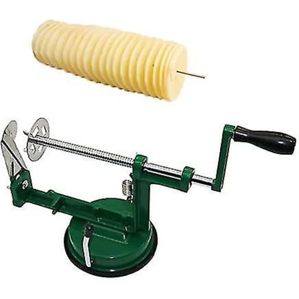 1 stk potet-twister potet-slicer rustfritt stål kjøkkenutstyr tornado-slicer manuell kutter spiralchips