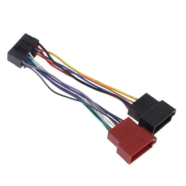 16-bens Stereo Radio ISO Ledningsnet Stik Adapterkabel Til