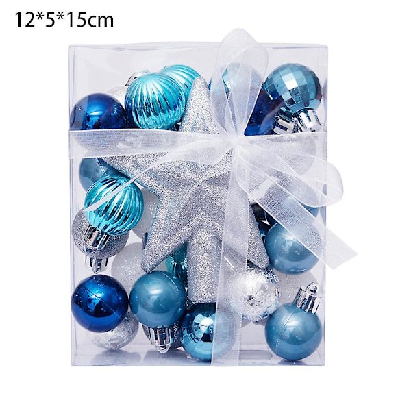 30 st julgranskulor - krossäkra julgranskulor dekor för semester Xmas bröllopsfest dekor
