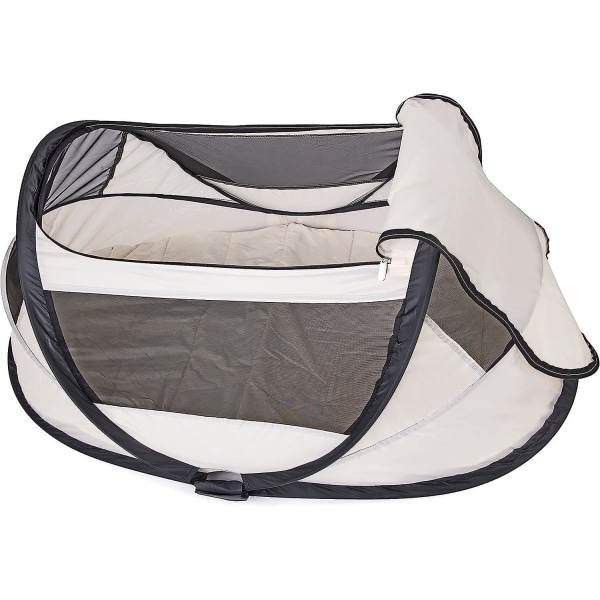 Deryan rejseseng Rejseseng - Babybox - Pop Up - Let, kompakt og foldbar - Foldes ud på kun 2 sekunder - Med myggenet og bæretaske - C