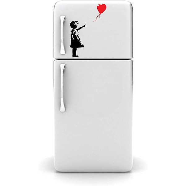 Banksy Girl Graffiti Vinyyli-ikkunatarra (48*26cm)
