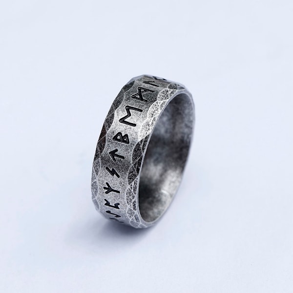 Herrring Ny 2022 316L Rostfritt Stål Viking Rune Odin Retro Mode Amulett Smycken Present Gratis Frakt Retro 7