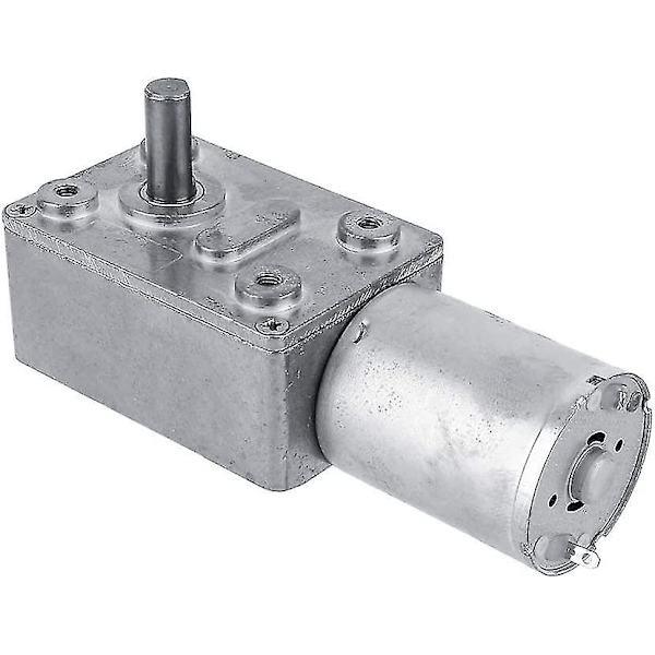 12v elektrisk reversibel reduktionsmotor med høj moment turbine snekkegear