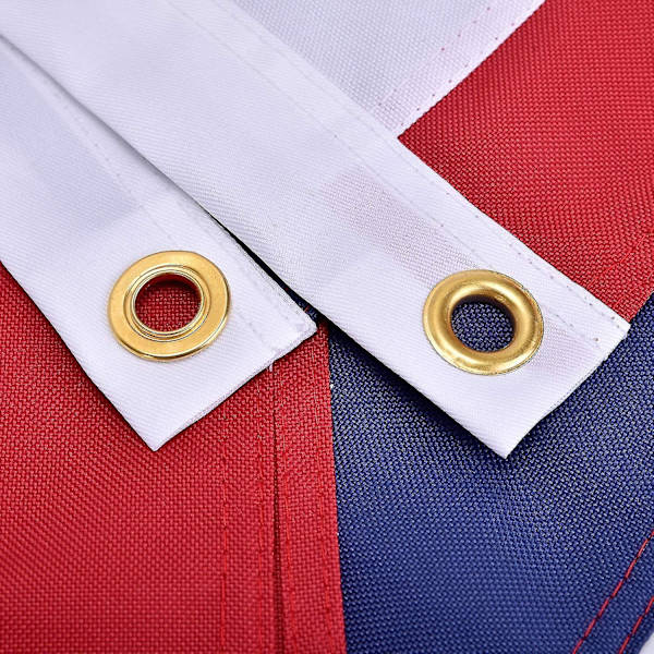Amerikansk flagga tillverkad i USA, tung nylon amerikansk flagga 3x5 utomhus, UV-skyddad/sydda ränder/broderad