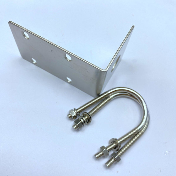 Rostfritt Stål Antennfäste med U-formade Bultar för Ham Uhf Vhf Cb Cellular Trucker Antenn Användning Accepterad