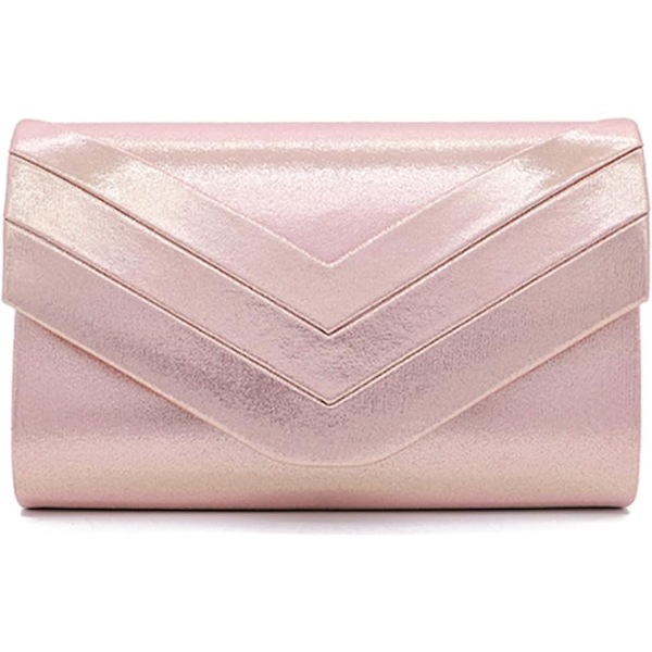 Fashion Faux Suede Kuvert-stil Brude Bryllup Middag Clutch Fest Tegnebog Håndtaske