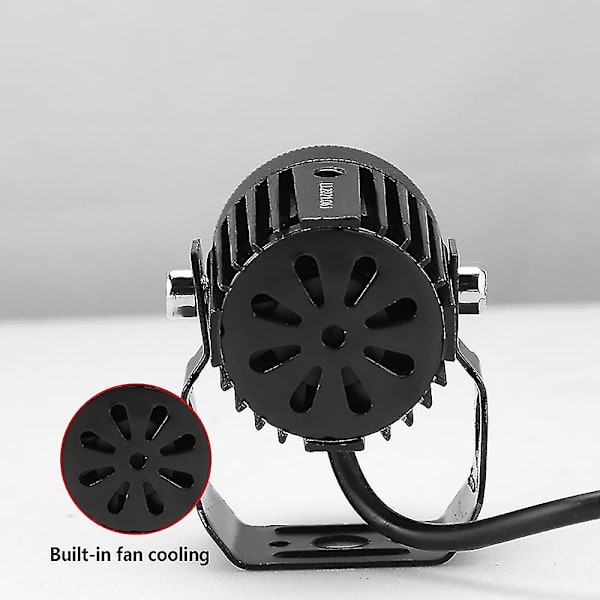 2-pack Motorcykel LED-körljus Aux Spotlight Kompatibel med Jeep E-cykel Traktor Pickup Truck A