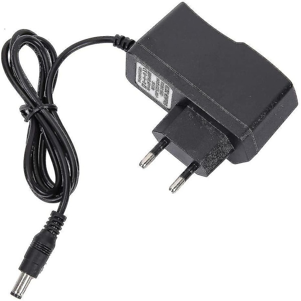 Tangentbord Piano Strömadapter, Universell 9v Ac/dc Strömadapter För Digitalt Tangentbord E-piano Klavir Tangentbord Musikinstrument, 100-240v (EU-kontakt)