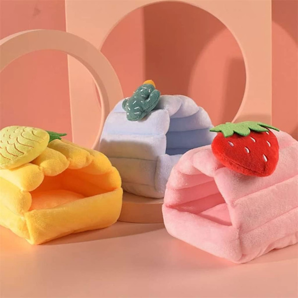 Lemmikkieläinten sänky, söpö eläinpesä hamsterin lelu lämmin talo luola talvi lämmin sänky lemmikkieläinten tarvikkeet/a/L-koodi