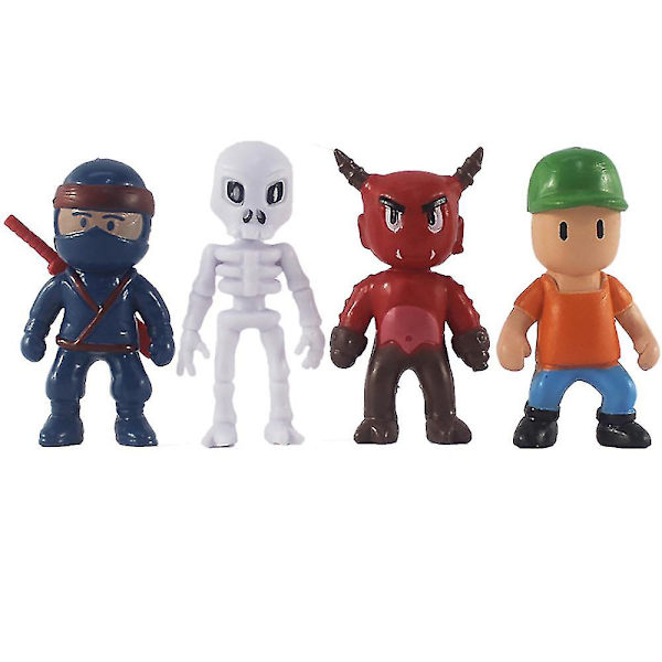 16 st Stumble Guys Actionfigur Set Pojkar Flickor Barn Spel Fans Gåvor Leksaker Minifigurer