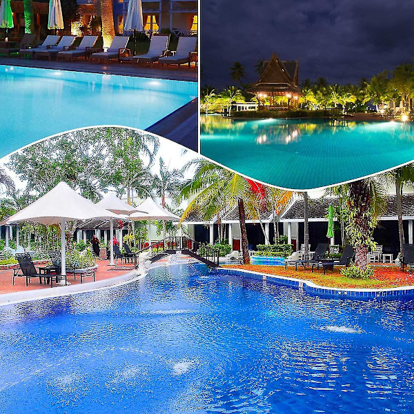 Led Pool Lights, 36w Par 56 Swimming Pool Lighting, Waterproof Warm Light For Outdoor Indoor Swimming Pool Pond [dc/ac 12v]