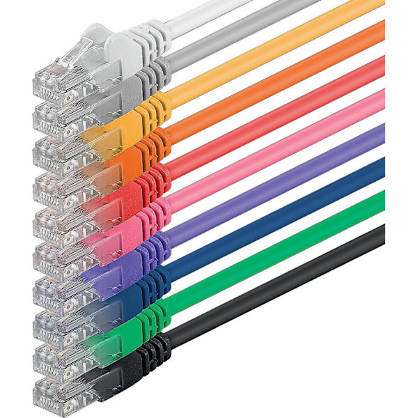 5m Cat 6 Ethernet-kabel Gigabit Rj45 Lan Patch-kabel Kompatibel med Internett, Ruter, Modem, Smart-TV, PC og Bærbar PC Bryter Modem 10