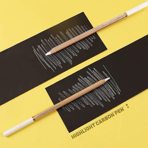 3-pack vita kolritningsstift i vitt