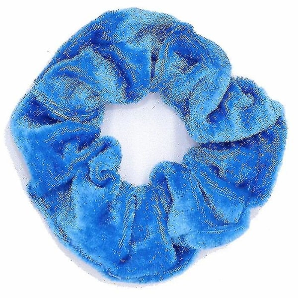 Naisten talviset Velvet Scrunchies -hiusnauhat, sininen