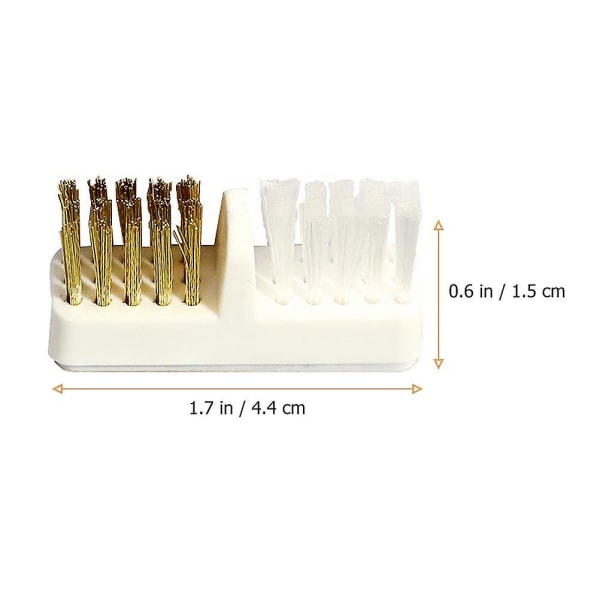 4 st nagelborrbit nagelpulver rengöringsborstar fin nagelkonstborste 3d nagelkonstborste akrylpulver borste set