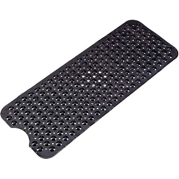 Duschmatta, Extra Lång, Halksäker Badmatta, Med Sugkoppar, Gummi, PVC Badmatta