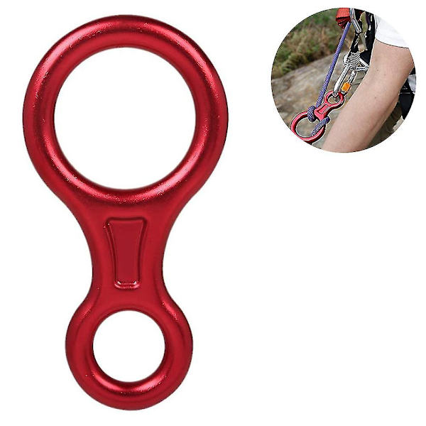Klätterräddning Heavy Duty Stor Hög Styrka Rappel Enhet Utrustning För Rappelling, Säkring, Trädklättning, Luft Silks Rigging