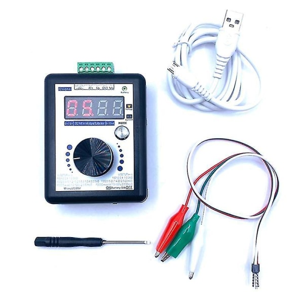 Digital 4-20ma 0.5-10v Spänningssignalgenerator 0-20ma Strömtransmittant Professionell Elektronisk
