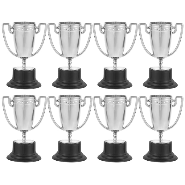 8 stk Mini Awards Trofæer Award Trophy Cups Guld Trofæer Børneskolebelønninger