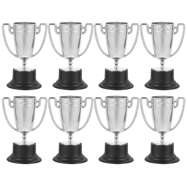 8 stk Mini Priser Troféer Pris Trofé Kopper Gull Troféer Barn Skole Belønninger