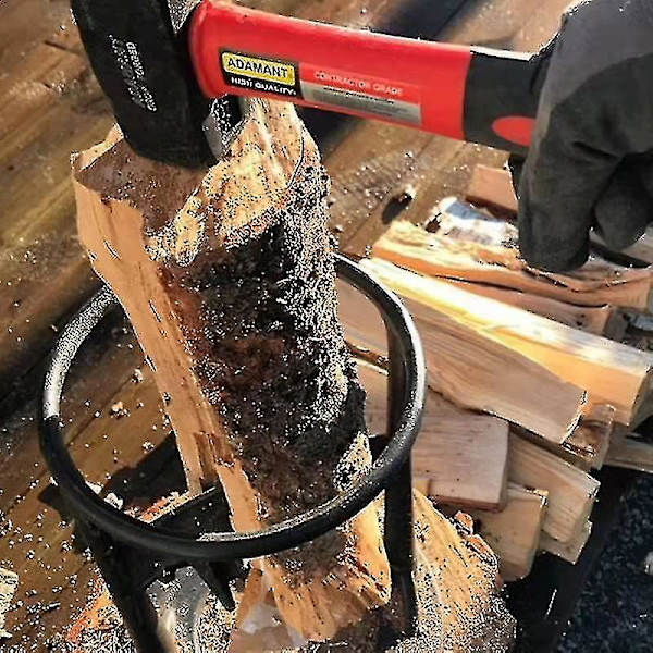 Log Splitter Heavy Duty Trækløver Brændekløver Støbejern Manuel Protokoll Splitter Træ 19.2cm
