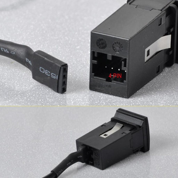 Bil Aux-brytergrensesnitt Adapter i Sokkel med Kabelsett for Vw1 Rcd510 Rcd310 Rns315 Jetta 5 Mk5 Golf 6 Mk6