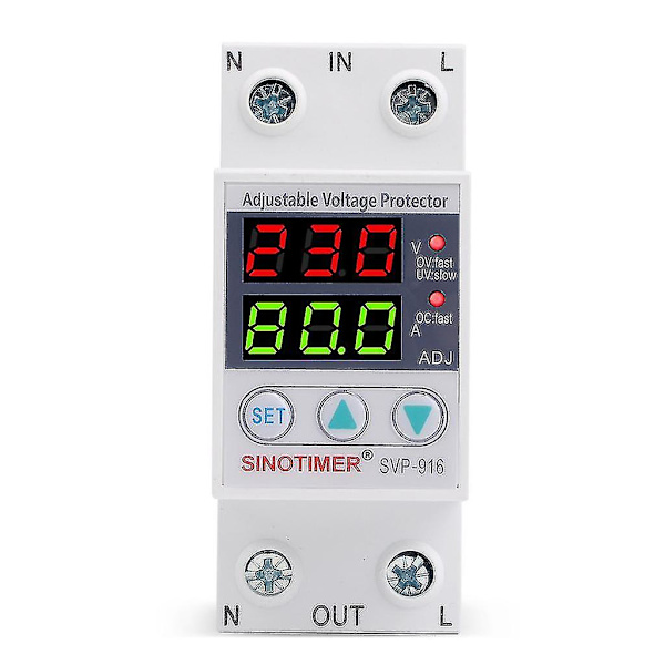 Digital display spännings- och strömövervakning (storlek: 63A)