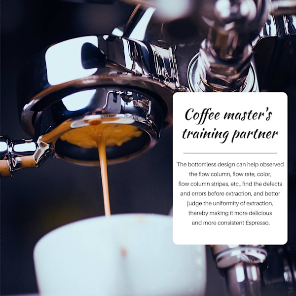 58mm Bundløs Portafilter Kompatibel Med Expobar, Rocket, Rancilio, Faema Og Wega Med 1 Kop Filterkurv Inkluderet