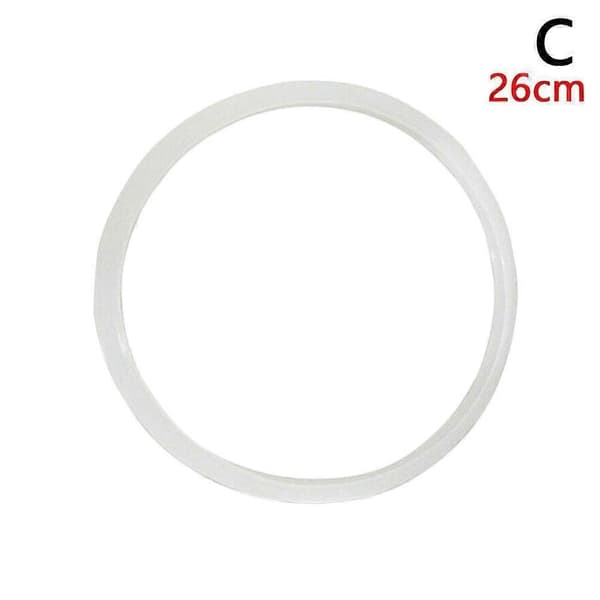 22242632 Diameter CM Erstatning SilikonGummipakning Pre white/26cm