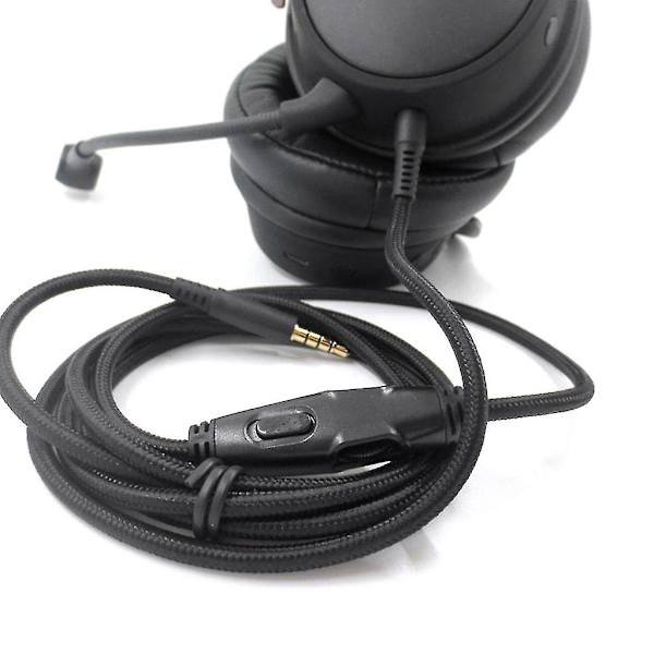 For -hyperx Cloud Alpha/flight Kuulokkeiden kaapeli Äänenvoimakkuuden säätimellä