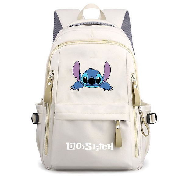 Lilo & Stitch Stitch Stitch -alkeiskoulu, yläasteen koululaukku, mies- ja naisopiskelijoiden kaksoisreppu, matkareppu