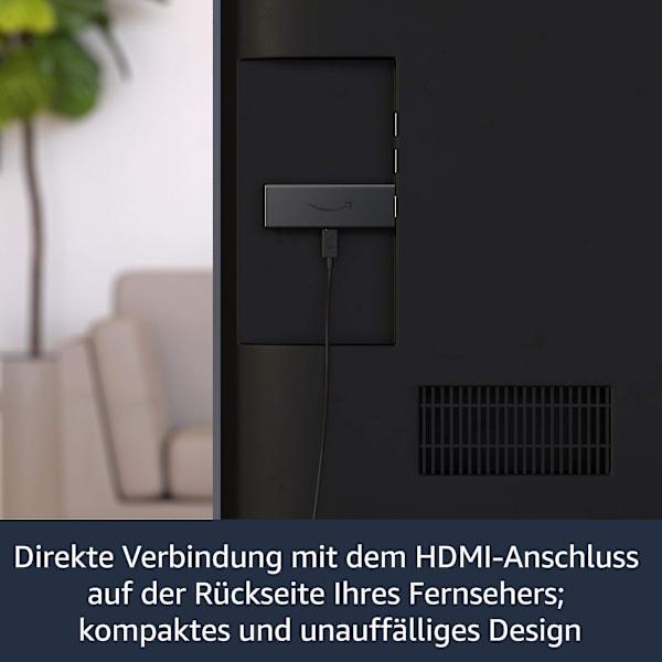 Alexa Stemmeremote (med TV-kontrolknapper) HD Streaming Enhed LANG