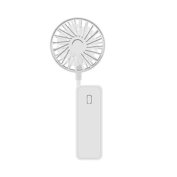 Rosa Flexibel slang Bärbar Minifläkt USB Laddning Fällbar 3 hastigheter Justerbar Mute Fan Z47307