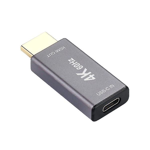 Usb3.1typec hun til hdmi han hd adapter 4k@60hz usb c hun til hdmi adapter