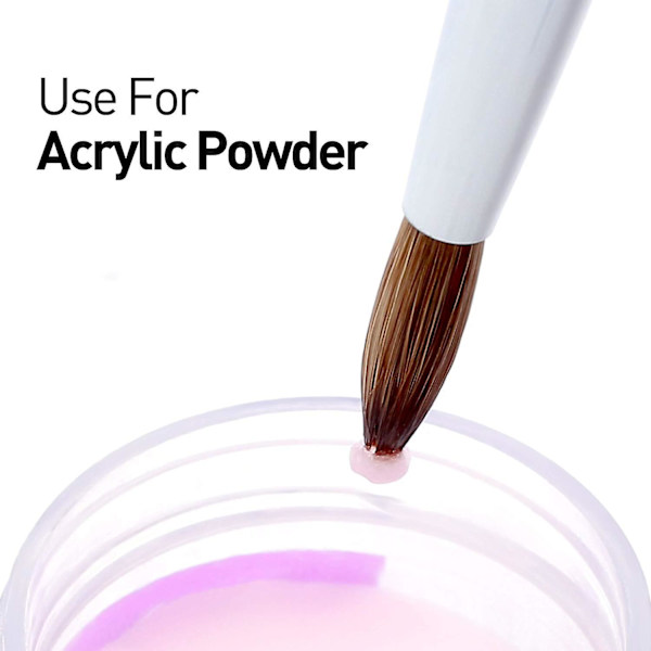 Akryl Neglebørste Til Akrylpulver Manicure
