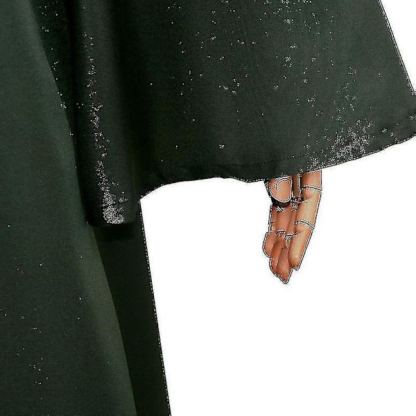 Voldemort Robe Cosplay Kostym Set Vuxen Halloween Kostym Hoodie Cape-XXL