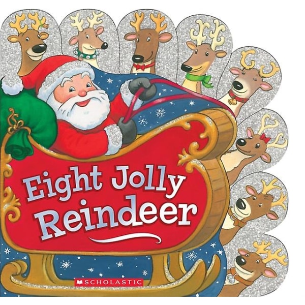 Eight Jolly Reindeer av Ilanit Oliver & Illustrert av Jacqueline Rogers