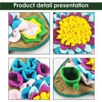 Snuffle Mat til hunde, Snuffle Mat til hunde, snuffle mat til hunde, aktivitetsmåtte til hunde, langsom fodermåtte