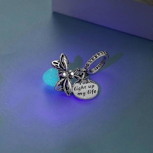 925 Sterling Hopea Helmi Firefly Butterfly Chameleon Riippuva Helmi Sopii Pandora Rannekkeelle Kaulakorulle Naisille Banmo