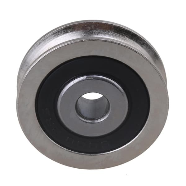 4 x Lagerstål U-typ Spårguide Passiv Remskiva 6x30x8mm Dörrverktyg