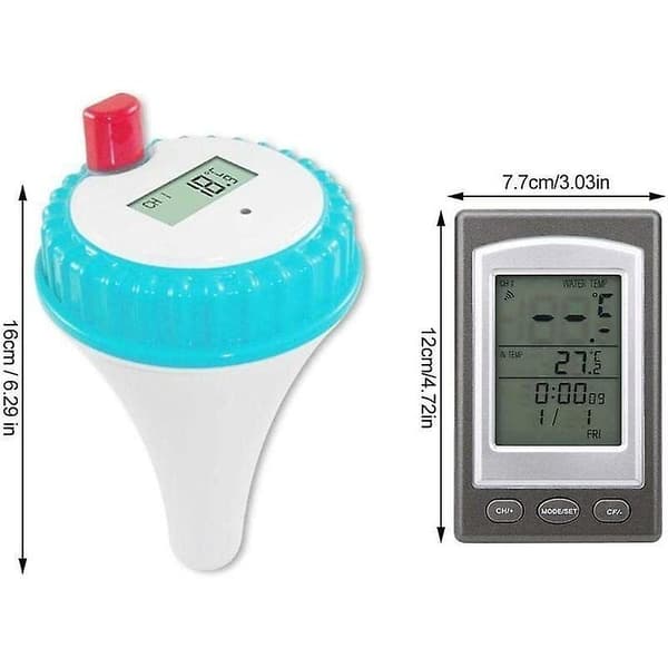 Trådløs Flydende Termometer - Digital Swimmingpool Temperaturmåler til Pool, Spa, Badekar