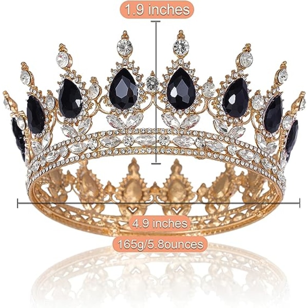 Prinsessakruunut ja tiaarat pienille tytöille - Kristalliprinsessakruunu, syntymäpäivä, tanssiaiset, pukujuhlat, kuningatar tekojalokivikruunut