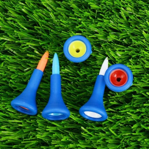 3x 5 stk./sæt bløde gummi-top golf-tees tilbehør tilfældige farver -