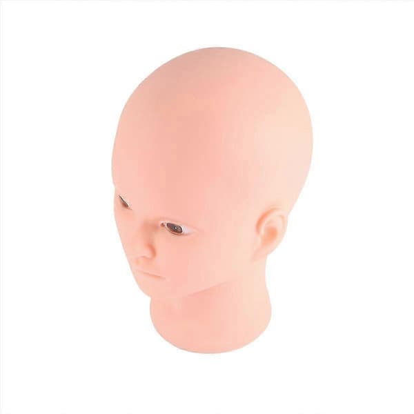 Øvehoved til makeup silikone mannequin med monteringshul