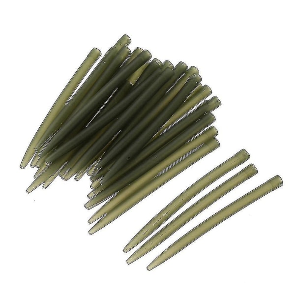 50 stk 54 mm Anti-tangle gummihylser Kobles med fiskekrok Karpe grov