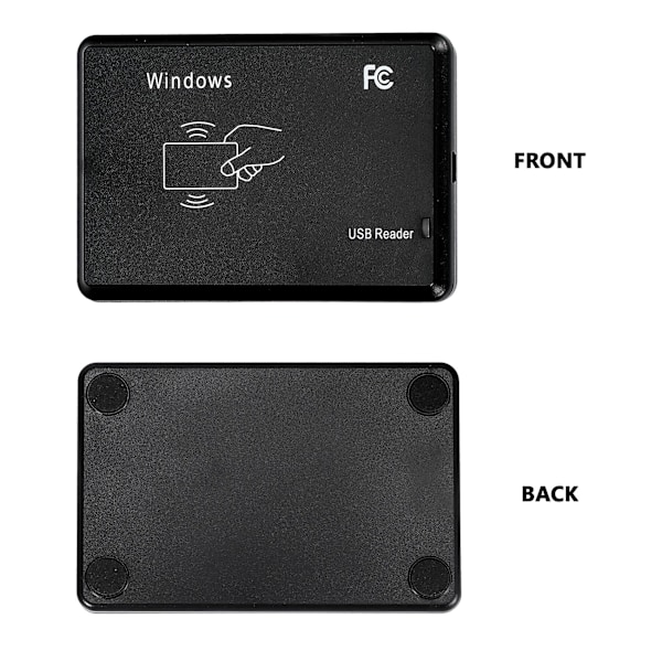 USB RFID-skrivebordsleser for ID-kort, kontaktløs kortleser